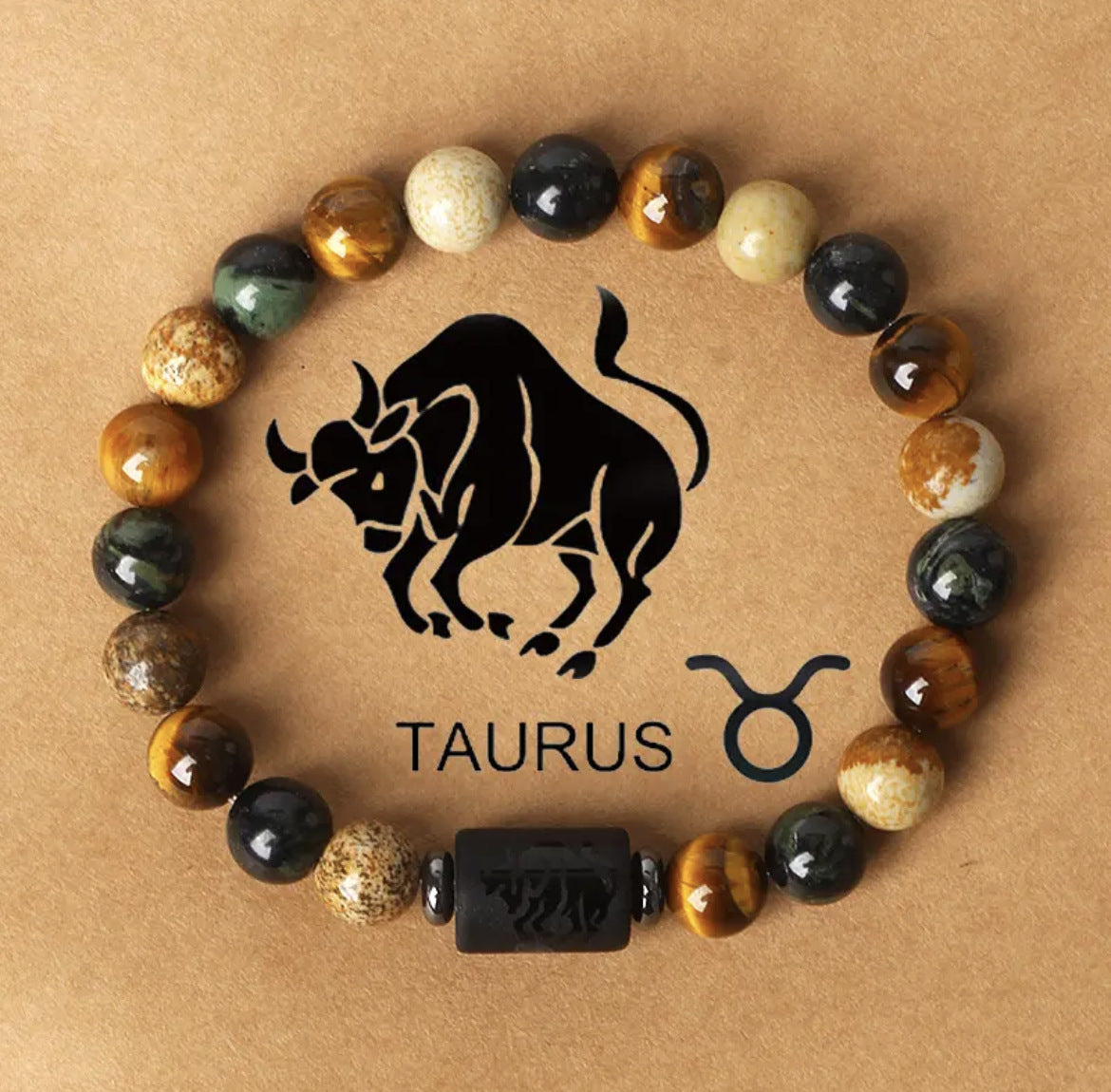 Natural Stone Zodiac Bracelet