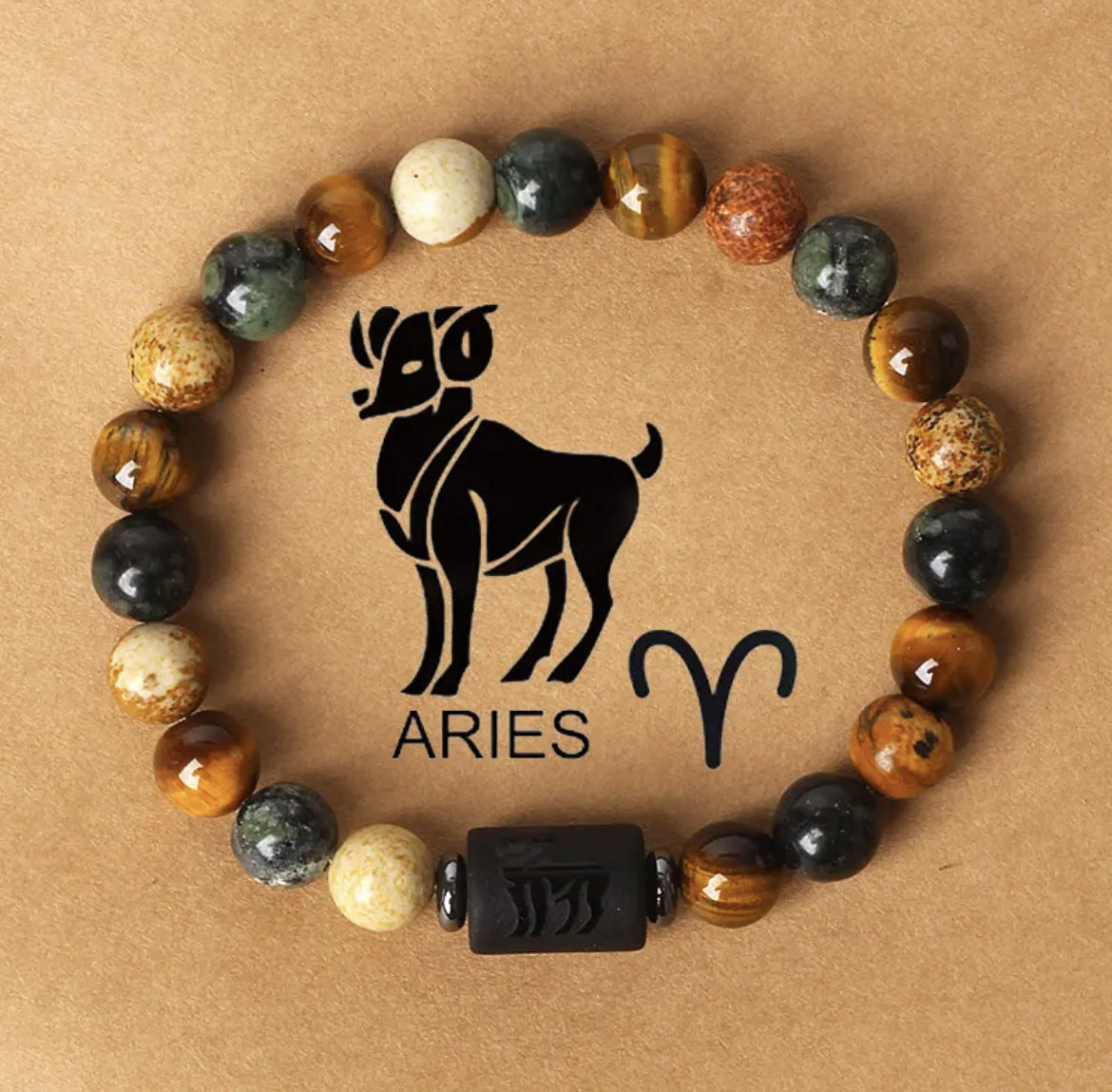 Natural Stone Zodiac Bracelet