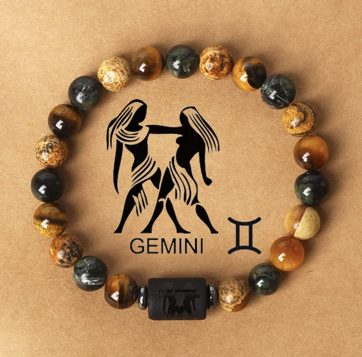 Natural Stone Zodiac Bracelet