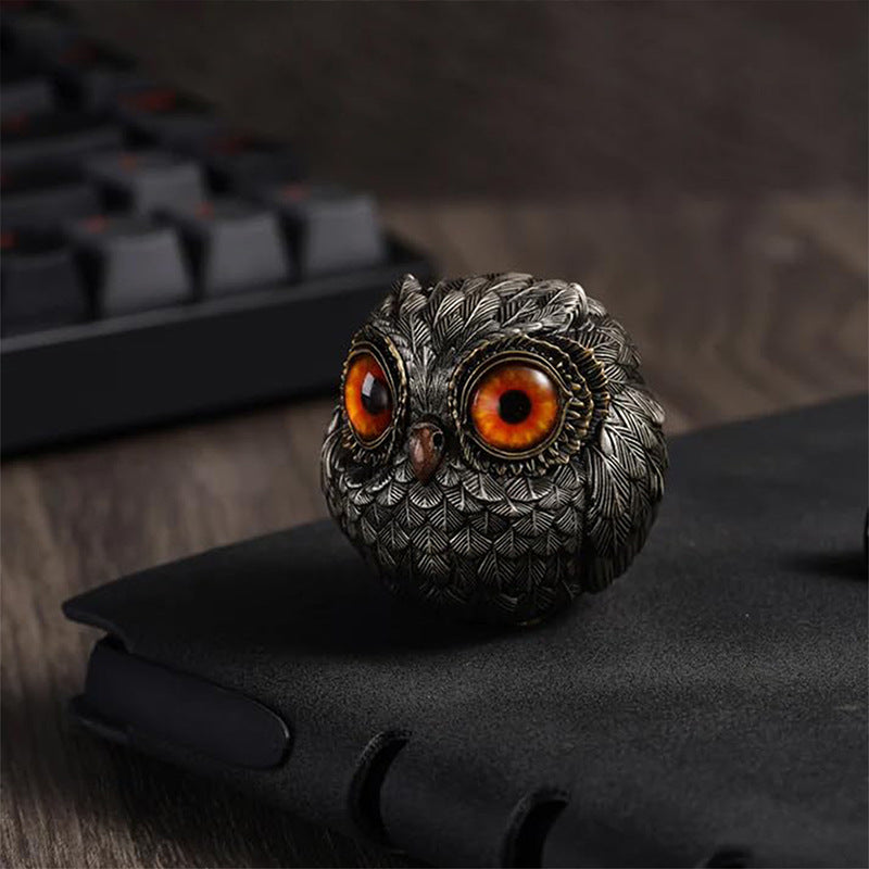 Owl Beads Pendant Creative Home Crafts Cute Desktop Decorations